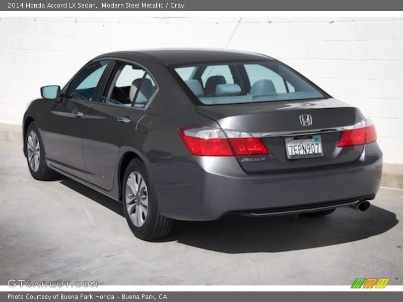 Modern Steel Metallic / Gray 2014 Honda Accord LX Sedan