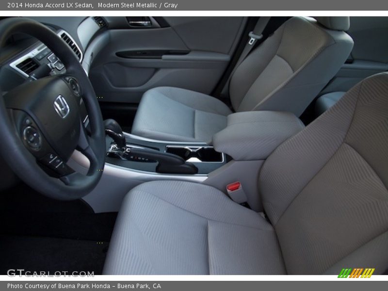 Modern Steel Metallic / Gray 2014 Honda Accord LX Sedan