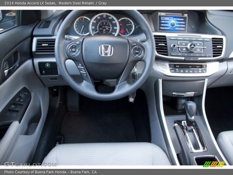 Modern Steel Metallic / Gray 2014 Honda Accord LX Sedan