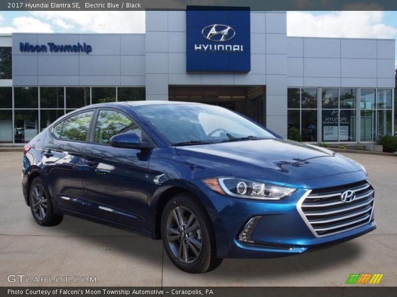Electric Blue / Black 2017 Hyundai Elantra SE
