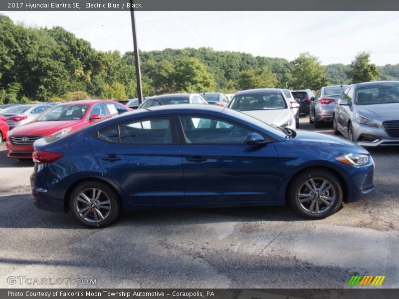 Electric Blue / Black 2017 Hyundai Elantra SE