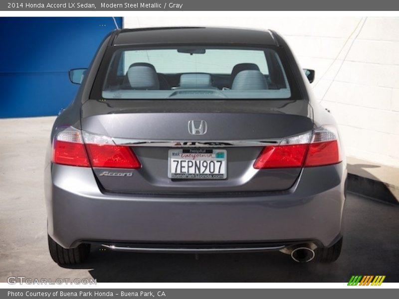 Modern Steel Metallic / Gray 2014 Honda Accord LX Sedan