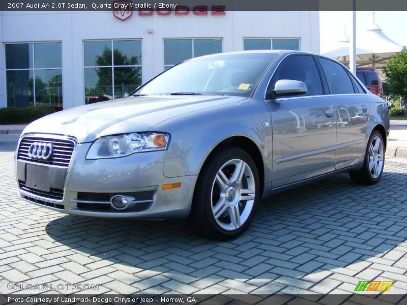 Quartz Gray Metallic / Ebony 2007 Audi A4 2.0T Sedan
