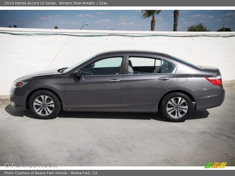 Modern Steel Metallic / Gray 2014 Honda Accord LX Sedan