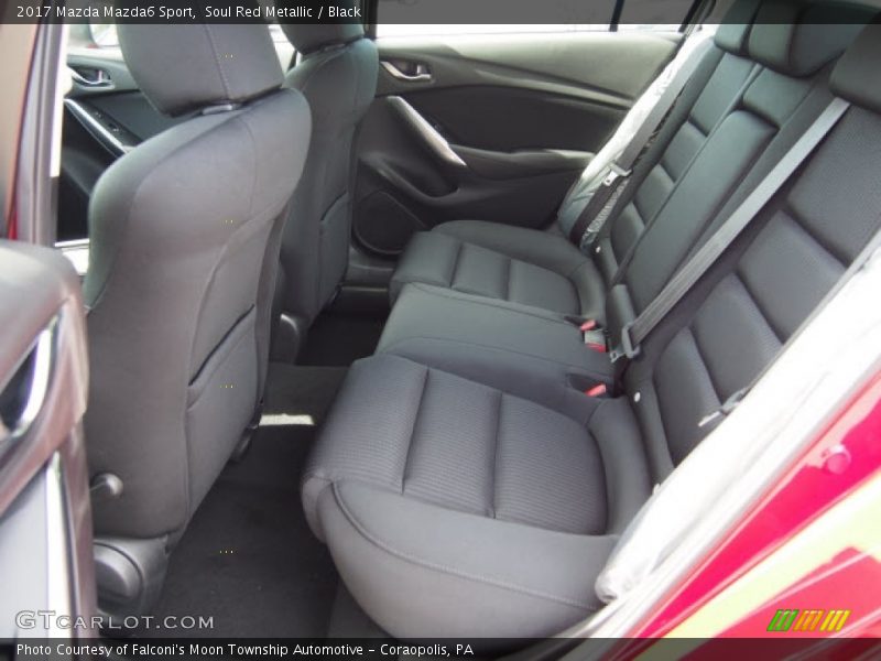 Soul Red Metallic / Black 2017 Mazda Mazda6 Sport