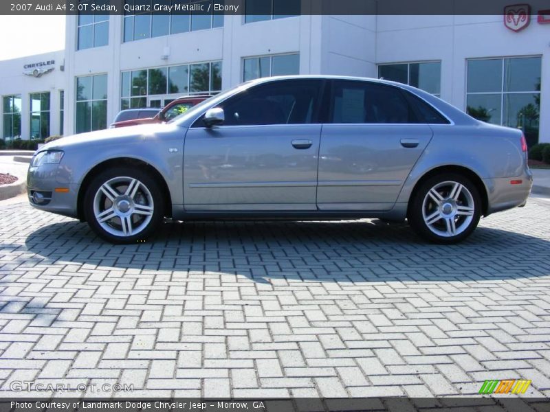 Quartz Gray Metallic / Ebony 2007 Audi A4 2.0T Sedan