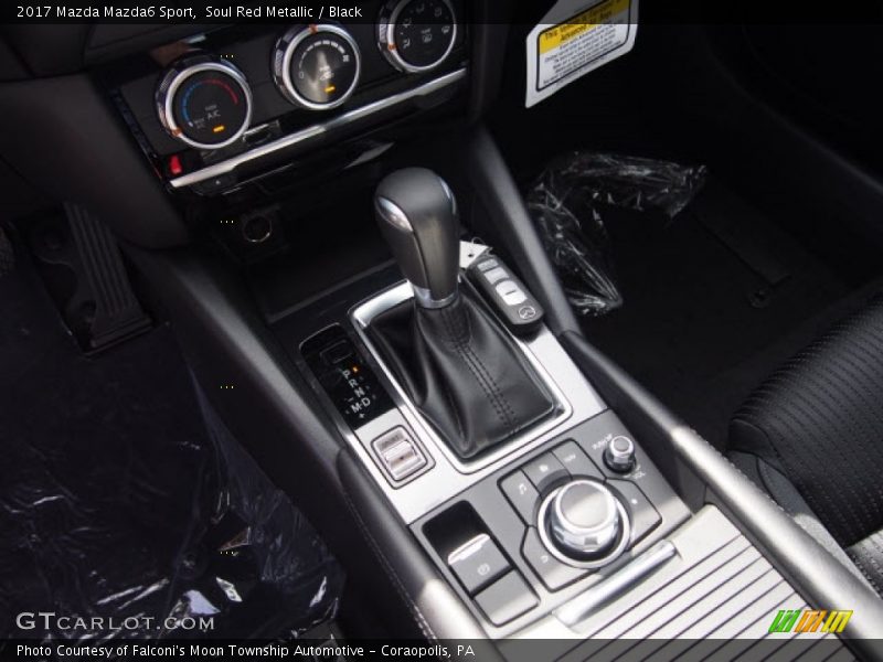 Soul Red Metallic / Black 2017 Mazda Mazda6 Sport