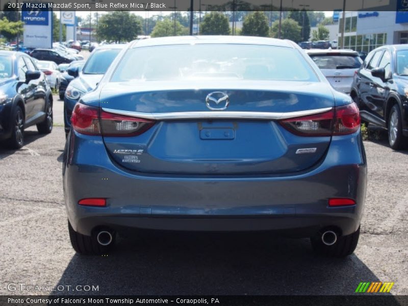 Blue Reflex Mica / Black 2017 Mazda Mazda6 Sport
