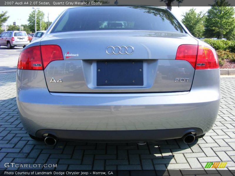 Quartz Gray Metallic / Ebony 2007 Audi A4 2.0T Sedan