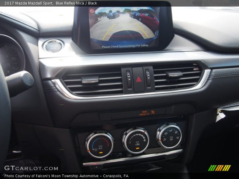 Blue Reflex Mica / Black 2017 Mazda Mazda6 Sport