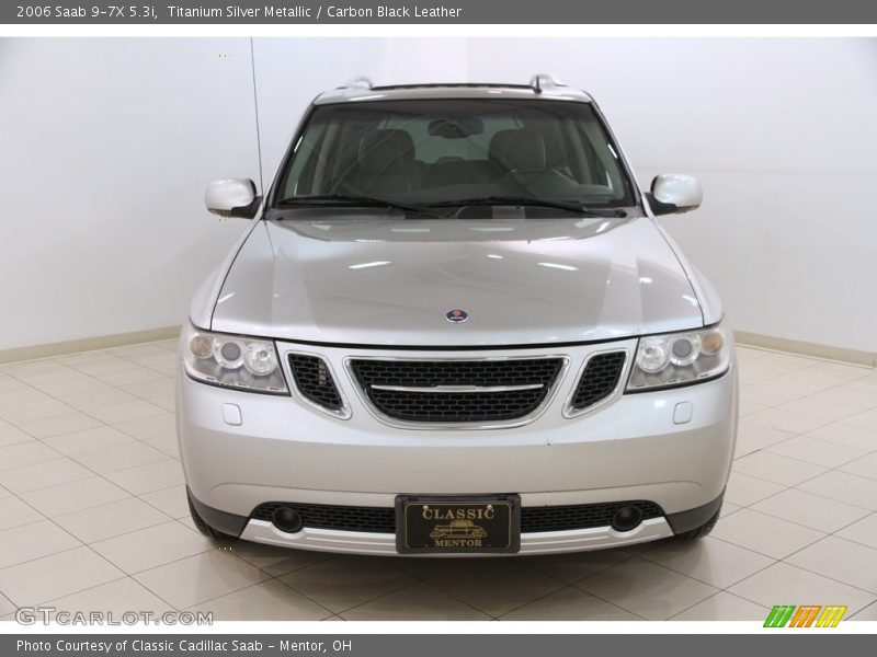 Titanium Silver Metallic / Carbon Black Leather 2006 Saab 9-7X 5.3i