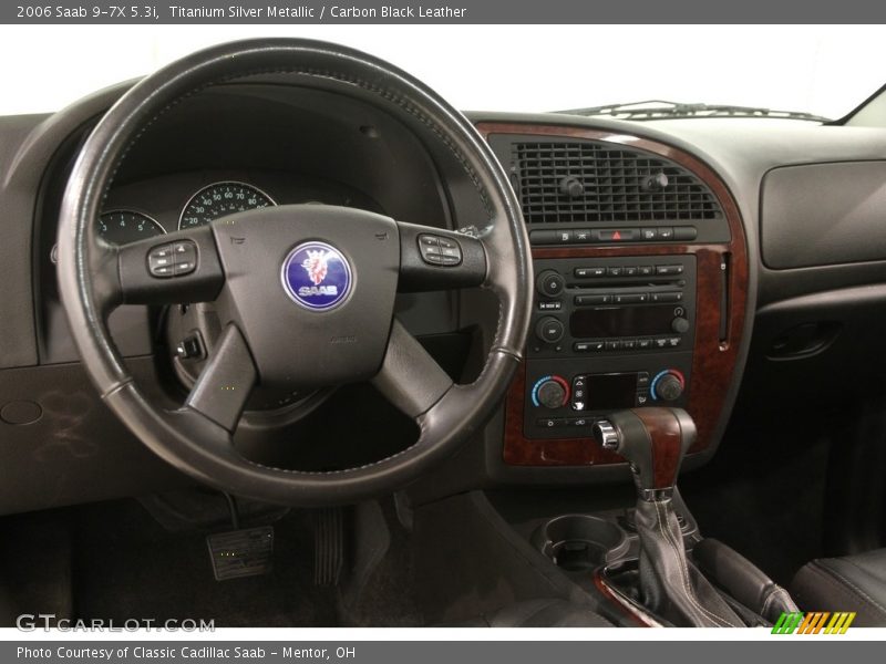 Titanium Silver Metallic / Carbon Black Leather 2006 Saab 9-7X 5.3i