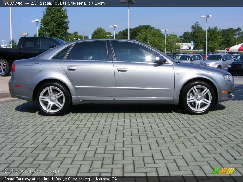 Quartz Gray Metallic / Ebony 2007 Audi A4 2.0T Sedan