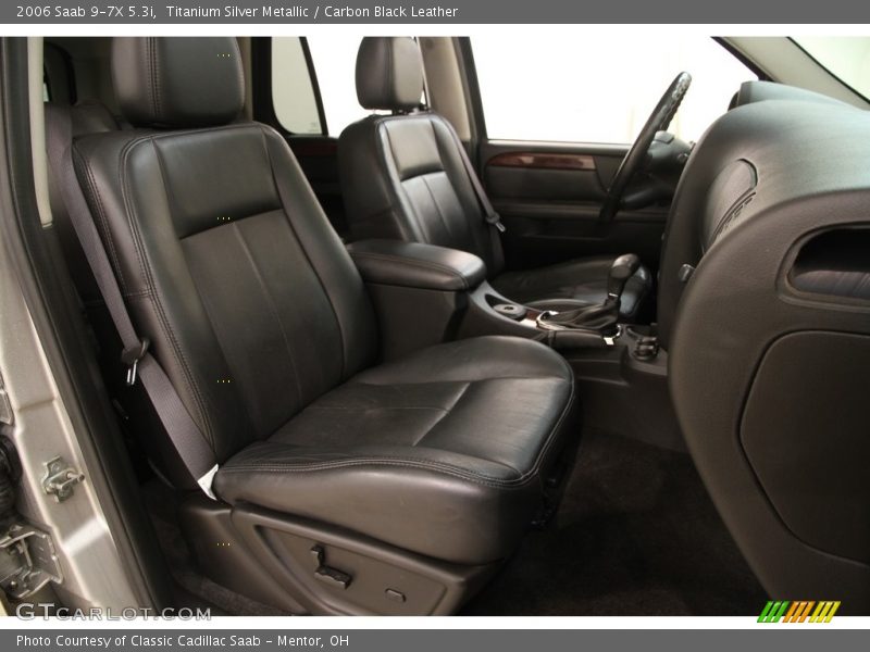Titanium Silver Metallic / Carbon Black Leather 2006 Saab 9-7X 5.3i