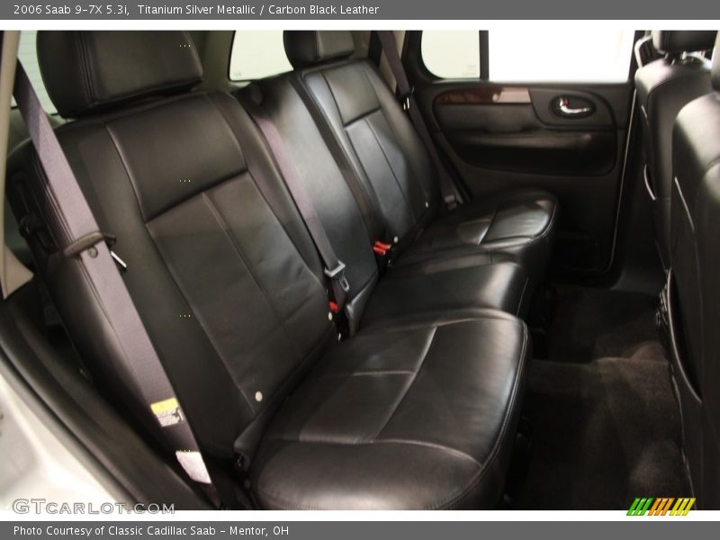 Titanium Silver Metallic / Carbon Black Leather 2006 Saab 9-7X 5.3i