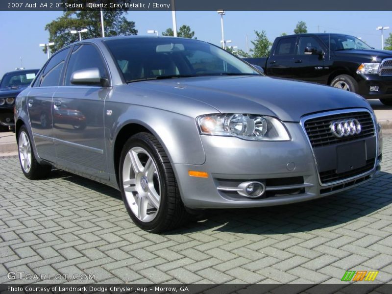 Quartz Gray Metallic / Ebony 2007 Audi A4 2.0T Sedan