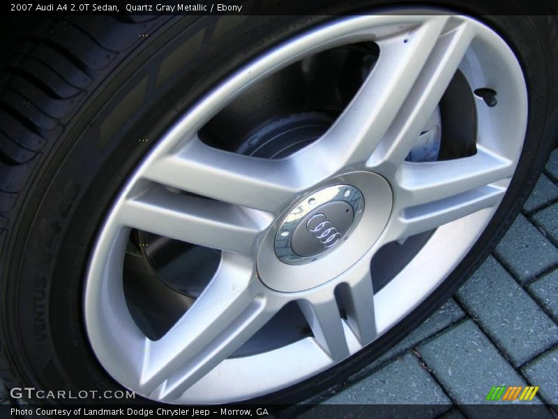 Quartz Gray Metallic / Ebony 2007 Audi A4 2.0T Sedan