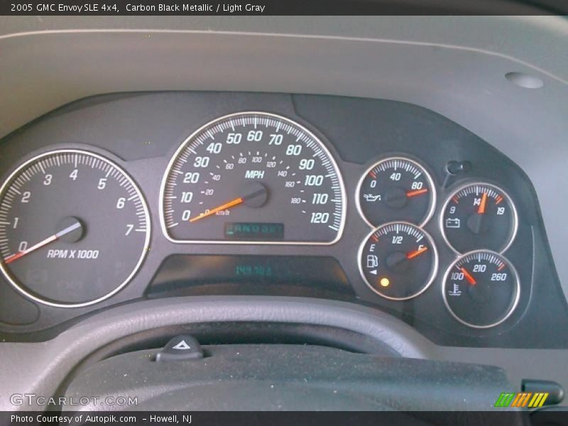 Carbon Black Metallic / Light Gray 2005 GMC Envoy SLE 4x4
