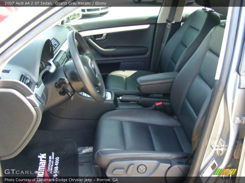 Quartz Gray Metallic / Ebony 2007 Audi A4 2.0T Sedan