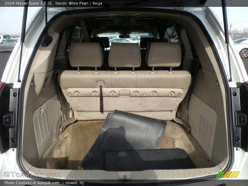 Nordic White Pearl / Beige 2004 Nissan Quest 3.5 SE