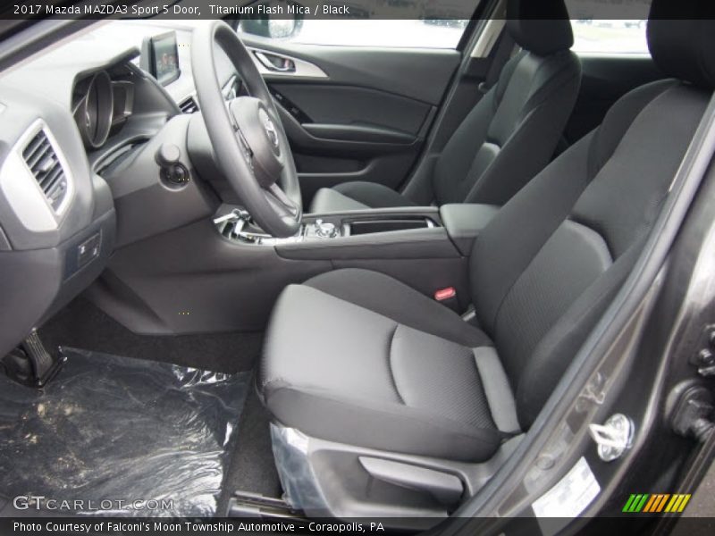 Titanium Flash Mica / Black 2017 Mazda MAZDA3 Sport 5 Door