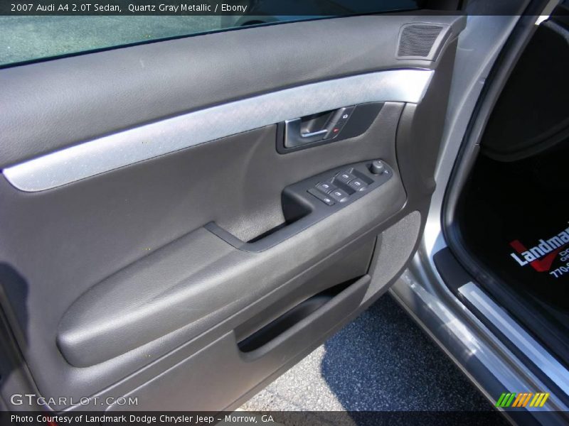 Quartz Gray Metallic / Ebony 2007 Audi A4 2.0T Sedan