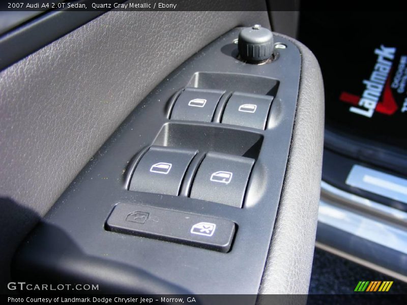 Quartz Gray Metallic / Ebony 2007 Audi A4 2.0T Sedan