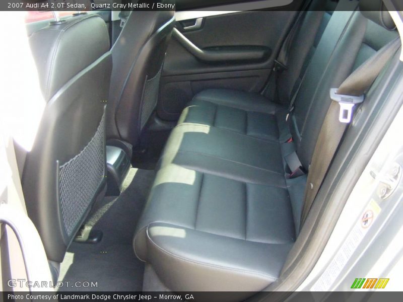 Quartz Gray Metallic / Ebony 2007 Audi A4 2.0T Sedan