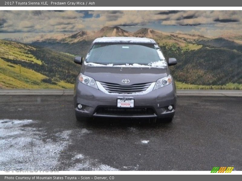 Predawn Gray Mica / Ash 2017 Toyota Sienna XLE