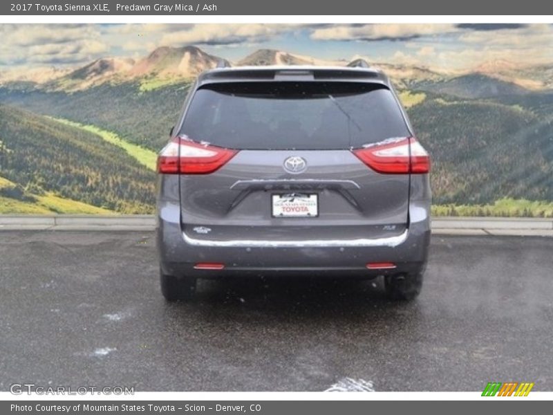 Predawn Gray Mica / Ash 2017 Toyota Sienna XLE