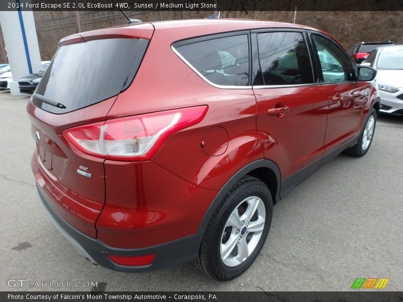 Sunset / Medium Light Stone 2014 Ford Escape SE 2.0L EcoBoost 4WD