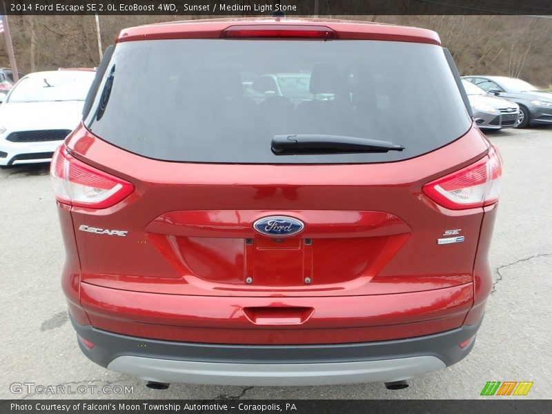 Sunset / Medium Light Stone 2014 Ford Escape SE 2.0L EcoBoost 4WD