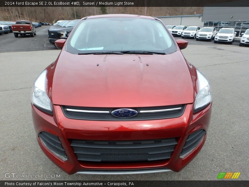 Sunset / Medium Light Stone 2014 Ford Escape SE 2.0L EcoBoost 4WD