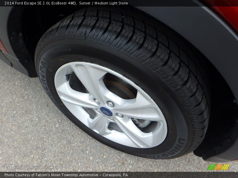 Sunset / Medium Light Stone 2014 Ford Escape SE 2.0L EcoBoost 4WD