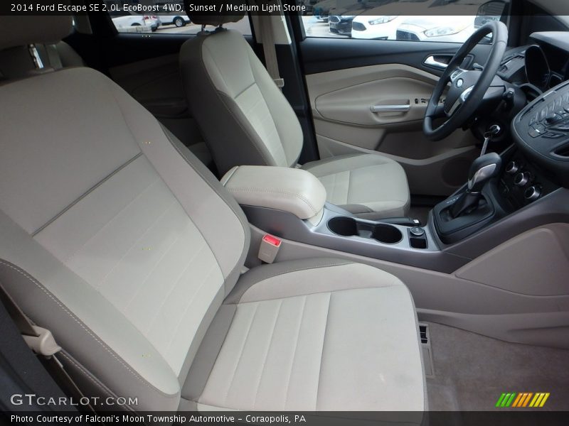 Sunset / Medium Light Stone 2014 Ford Escape SE 2.0L EcoBoost 4WD