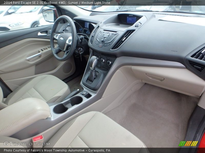 Sunset / Medium Light Stone 2014 Ford Escape SE 2.0L EcoBoost 4WD