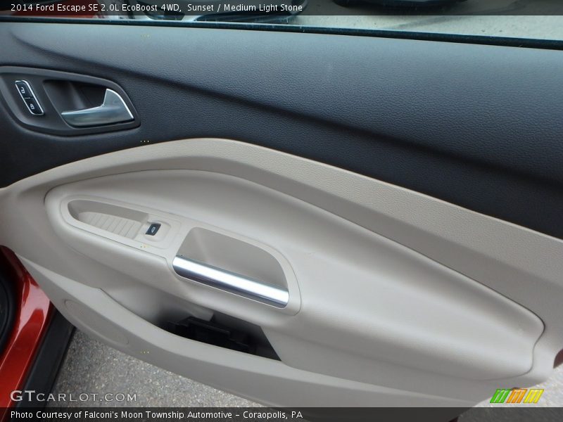 Sunset / Medium Light Stone 2014 Ford Escape SE 2.0L EcoBoost 4WD