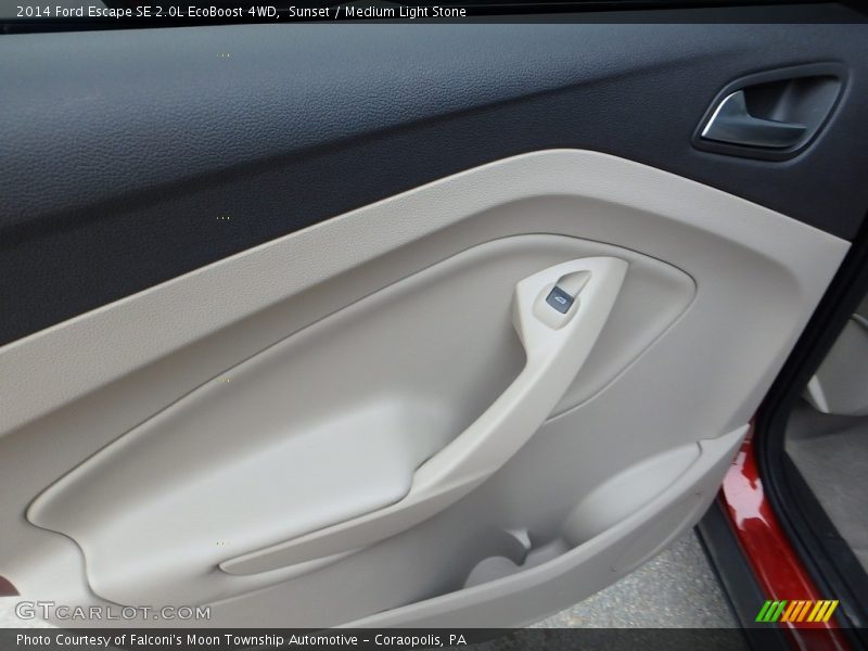 Sunset / Medium Light Stone 2014 Ford Escape SE 2.0L EcoBoost 4WD