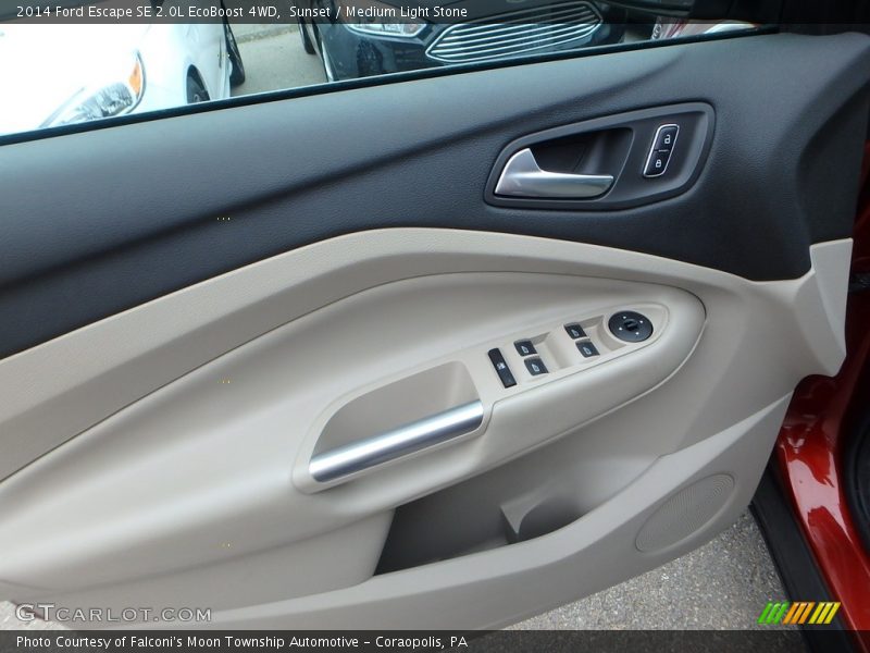 Sunset / Medium Light Stone 2014 Ford Escape SE 2.0L EcoBoost 4WD