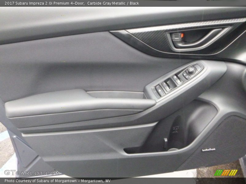 Carbide Gray Metallic / Black 2017 Subaru Impreza 2.0i Premium 4-Door