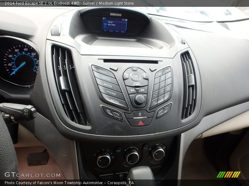 Sunset / Medium Light Stone 2014 Ford Escape SE 2.0L EcoBoost 4WD