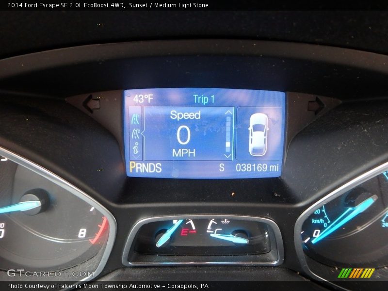 Sunset / Medium Light Stone 2014 Ford Escape SE 2.0L EcoBoost 4WD