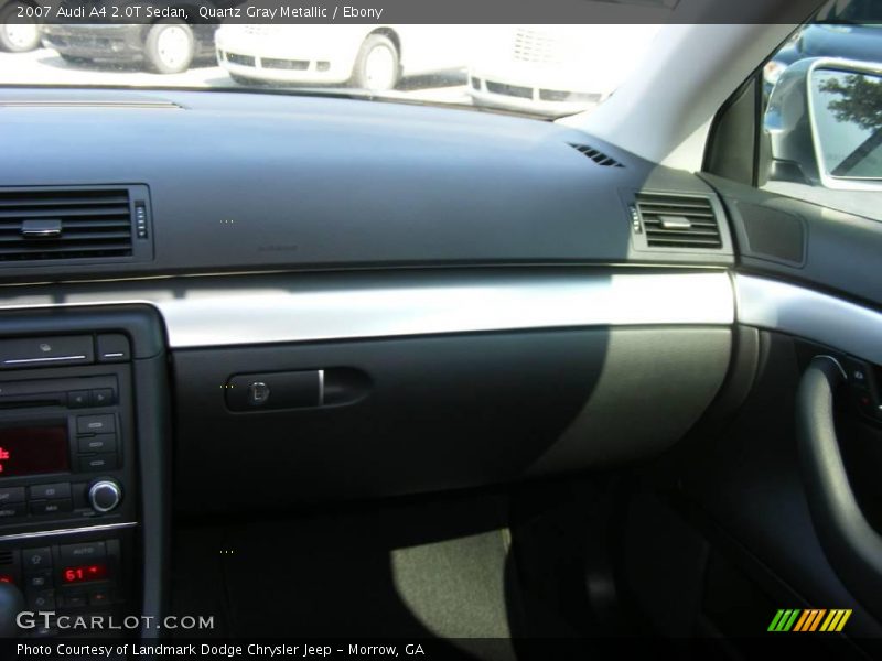 Quartz Gray Metallic / Ebony 2007 Audi A4 2.0T Sedan