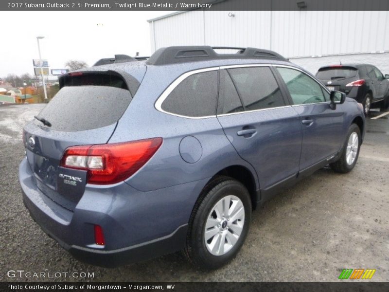 Twilight Blue Metallic / Warm Ivory 2017 Subaru Outback 2.5i Premium