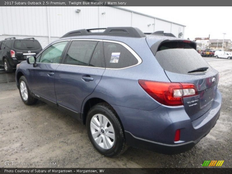 Twilight Blue Metallic / Warm Ivory 2017 Subaru Outback 2.5i Premium