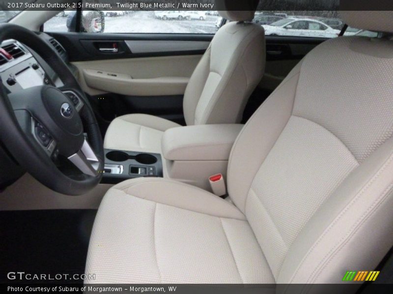 Twilight Blue Metallic / Warm Ivory 2017 Subaru Outback 2.5i Premium