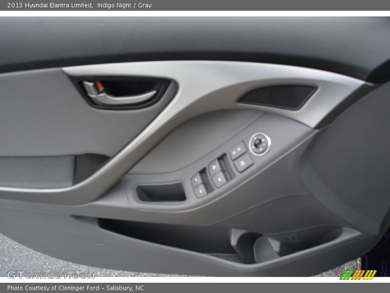 Indigo Night / Gray 2013 Hyundai Elantra Limited