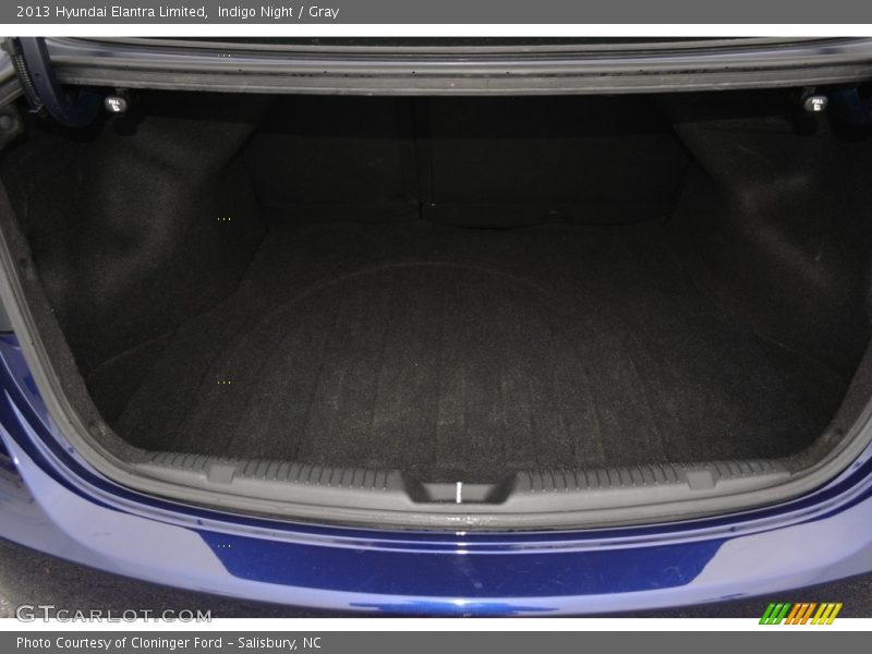 Indigo Night / Gray 2013 Hyundai Elantra Limited