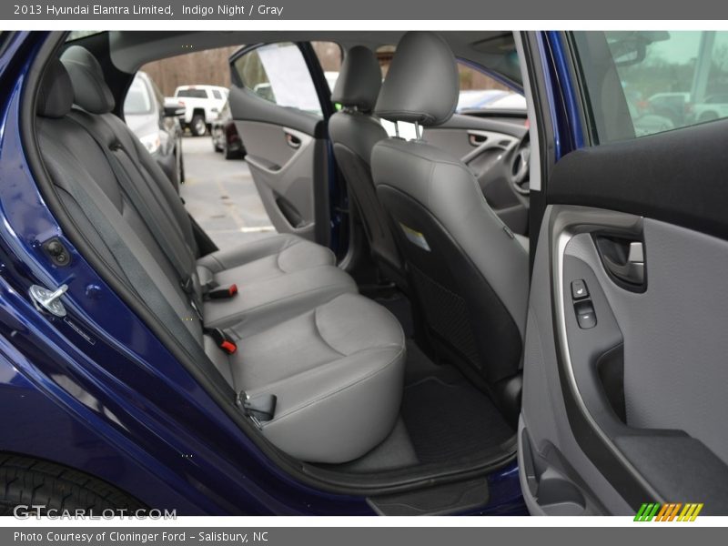Indigo Night / Gray 2013 Hyundai Elantra Limited