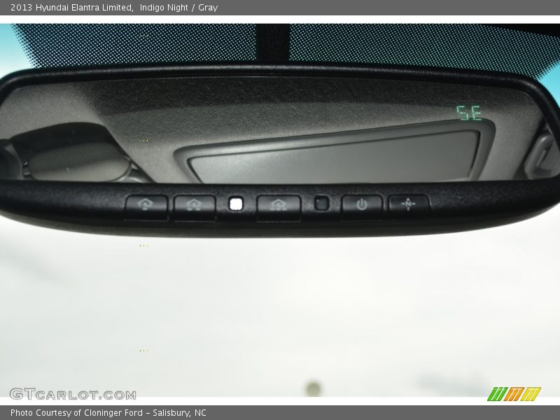 Indigo Night / Gray 2013 Hyundai Elantra Limited